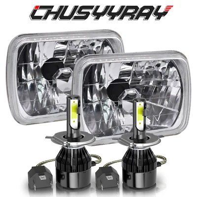 Par de faros LED 5x7" 7x6" para Pontiac Firebird 1982 1983 1984 1985 1986-1990 Foto 1 de 4