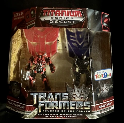 Transformers Titanium Autobot Cliffjumper Vs Decepticon Dead End MISB TRUS Cover