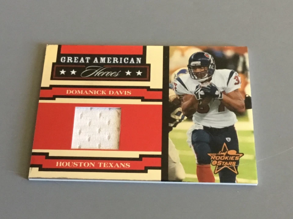 Rookies and Stars Great American Heroes DONRUSS 05 #GAH6 Domanick Davis/250 Foto 1 de 2