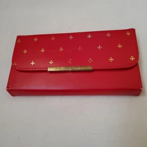 West Germany Nail Kit Vintage Red Leather-Missing One tool. See pictures. - Picture 1 of 5