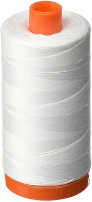 Aurifil 50WT sólido - hilo de algodón Mako - 1422 yardas cada cuchara  Foto 1 de 4