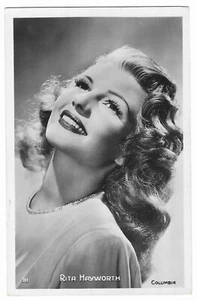 Vintage Postcard RPPC "Rita Hayworth" - Picture 1 of 2