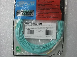 TRIPP LITE N820-10M 10M 10GB DUPLEX MMF PATCH CABLE - Picture 1 of 2