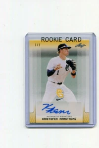 2017 Leaf Perfect Game Autogramme gelb Kristofer Armstrong Autogramm 1/1 - Bild 1 von 1