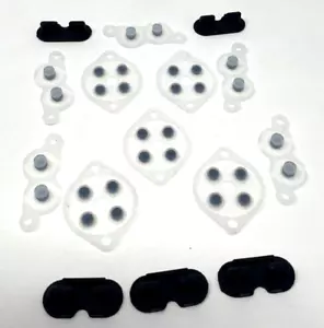 Replacement Pads for Nintendo NES Controller New Silicone 5X FREE Shipping - Picture 1 of 3