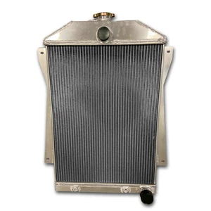 3 Row Aluminum Radiator For 1940 1941 Chevy Chevrolet Master 85 V8 Conversion AT - Picture 1 of 7