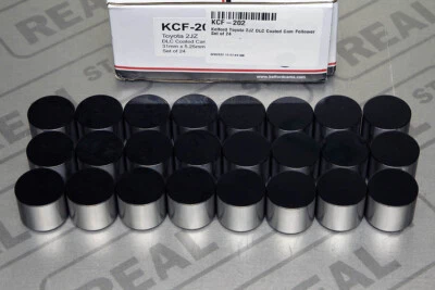 Kelford DLC Coated Shimless Buckets 31mm x 5.25mm - 25mm Skirt for Supra 2JZ-GTE - Image 1 of 4