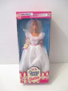 1994 Mattel Barbie Country 12"Bride Wedding Blond Barbie Doll Walmart MINT - Picture 1 of 3