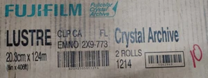 FujiFilm Fujicolor Crystal Archive Film Paper 20.3cmX124m 8"X406' Lustre FUJI - Picture 1 of 6