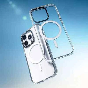 iPhone 11/12/13/14/15/Pro/Max/Plus Casetify Mag.Safe Shock Proof Clear Case - Picture 1 of 34