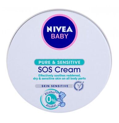 Nivea Baby Pure & Sensitive SOS Cream 150ml - New & Unused • 5.99£