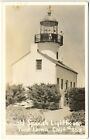 U.S. Lighthouse Coronado Islands Mexico Point Loma Ca Rppc Real Photo Postcard