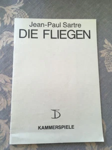 Programmheft  Die Fliegen Jean-Paul Sartre Deutsches Theater Berln 1986/87 - Bild 1 von 1