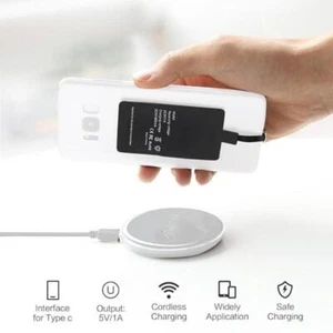 Wireless Charger Receiver For Andriod Type-C Charging 5V Adapter Hot` - Picture 1 of 6