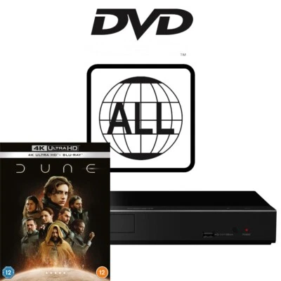 Panasonic Blu-ray Player DP-UB450 MultiRegion for DVD 4K & Dune UHD - Image 1 of 4