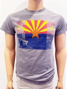 Arizona State Flag T-Shirt Herren Small distressed Neu S Arizonian star - Bild 1 von 13