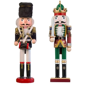 Soldat Weihnachtsnussknacker aus Holz Höhe 30 cm Weihnachtsdeko - Bild 1 von 35