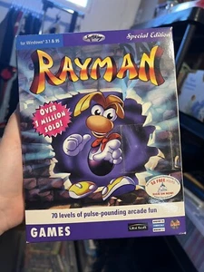 Rayman SPECIAL EDITION Big Box PC Game (1998) New Sealed RARE - Great Condition - Picture 1 of 4