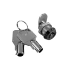 Miniature Tubular Cam Lock Keyed Alike 1/2" Length 7/16" Diameter Mini 2200BL