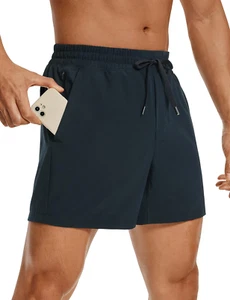 Men'S Linerless Workout Shorts - 5'' Lightweight Quick Dry for Running Sports At - Picture 1 of 12