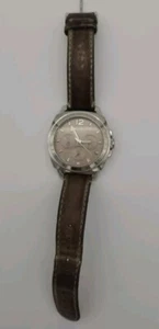 Coach Boyfriend Watch Stainless Steel Multifunction Leather Band New Battery - Picture 1 of 13