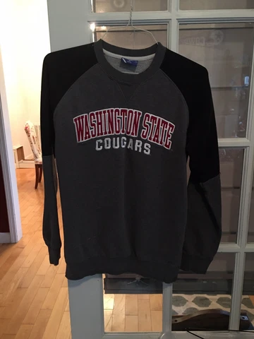 Champion Heritage Washington State Cougars Sweatshirt Adult Medium Gray Cover