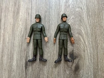 Figuras de goma Bendy de colección 1966 Lakeside American Heroes Fighting Men of Army Foto 1 de 4