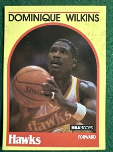 1989-90 NBA Hoops Superstars Dominique Wilkins #2 - Picture 1 of 2