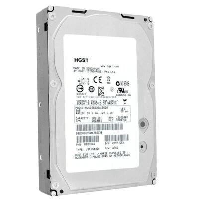 Disk Hgst / hitachi HUS156030VLS600 300GB 15000U/Min 64MB SAS-2 3.5'' Pollici - Immagine 1 di 4