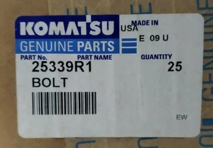 OEM Komatsu 22339R1 Genuine Bolt 1C - Picture 1 of 5