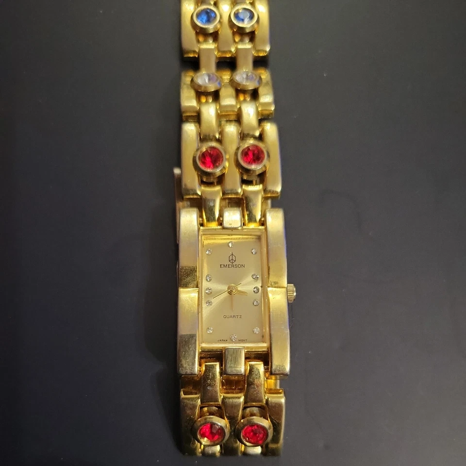 Relojes de mujer EMERSON usados chapados en oro de 18 quilates Foto 1 de 4