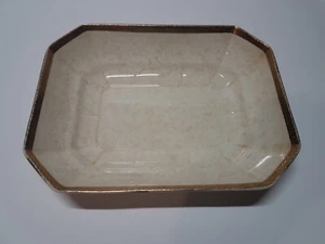 Vintage Saxon China Serving Dish 18K Gold Trim No 6098G - Picture 1 of 7