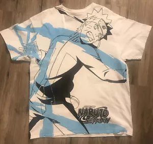 Naruto Shippuden Shonen Jump All Over Print T Shirt Anime Promo Mens XL - Picture 1 of 3