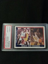 1991 Collegiate Coll. 12th Nat.  Magic Johnson /Michael Jordan PSA GEM MINT 10