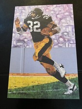 1994 Franco Harris Goal Line Art Postcard Unsigned - Series 6 Card 158