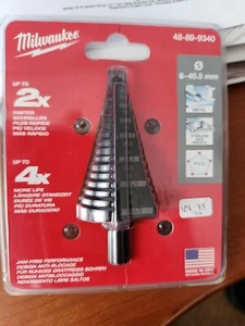 Milwaukee 48899340 Kobalt Schrittbohrer Bit 6-40,5 mm - Bild 1 von 2