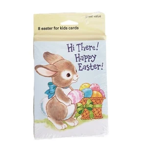 8 Osterkarten Amerikanische Grüße "Hallo! Frohe Ostern " - Bild 1 von 2