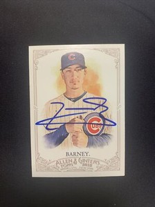 Darwin Barney Chicago Cubs Signed Auto 2012 Topps Allen & Ginter Card #183