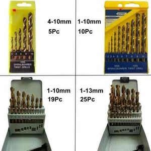 Cobalt Jobber Twist Drill Bit Sets For Drilling Stainless Steels & Hard Metals - Picture 1 of 16