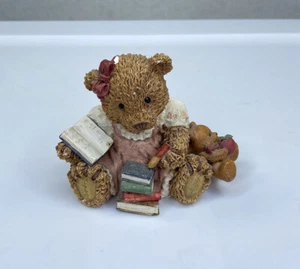 The Windsor Bears Cranbery Commons Jessica Homework Helper 1996 Papel Figurine - Picture 1 of 5