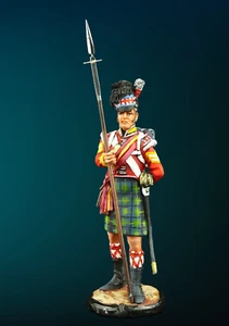 ️Figur Spielzeug England Sergeant. Füsilier 54 mm Blechsoldaten 1\32. bemalt⭐️ - Bild 1 von 4
