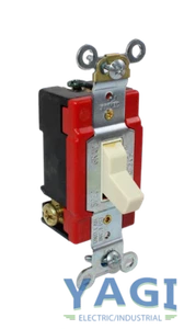 Cooper Eaton 2223V AC Toggle Switch 20A 120/277V 3-Way Grounding Ivory - Picture 1 of 5