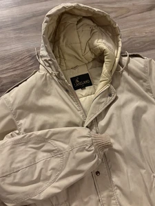 Vintage Lakeland Golani Parka Jacket 46 Long Quilted Lining Talon Zip Hooded - Picture 1 of 10