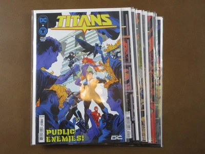TITANS #8 - 15 VF-NM COMPLETE  SET DARK-WINGED QUEEN RAVEN NIGHTWING SWAMP THING - Image 1 of 4