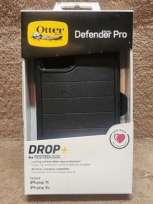 Capa OTTERBOX Defender Pro Drop+ para iPhone 11 e iPhone XR - Preta 77-62883 - Imagem 1 de 4