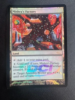 Mishras Factory Magic The Gathering MTG Foil Judge Reward - Image 1 of 3