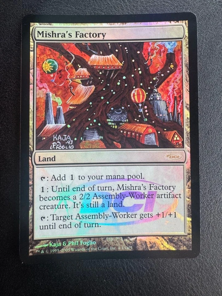 Mishras Factory Magic The Gathering MTG Foil Judge Reward - Image 1 of 3