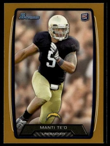 2013 Bowman #200 Manti Te'o Gold #/399 - Picture 1 of 2