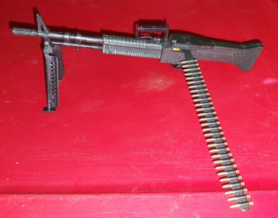 1/6 - scale modern US Military  M-60 Machinegun w ammo belt Version 2 loose - Image 1 of 2