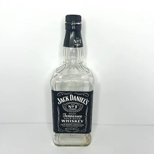 Jack Daniels Old No. 7 Tennesee Whiskey 1L Empty Bottle W/Cap - Picture 1 of 7